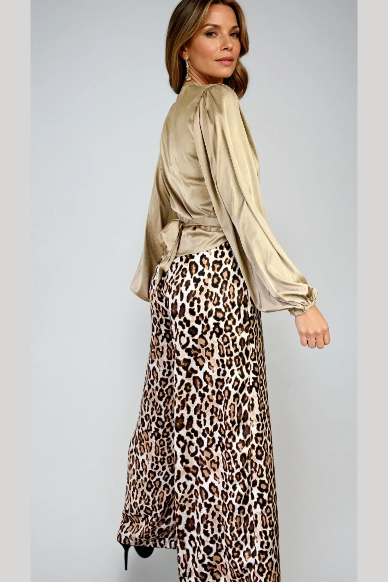 Gold Satin Blouse