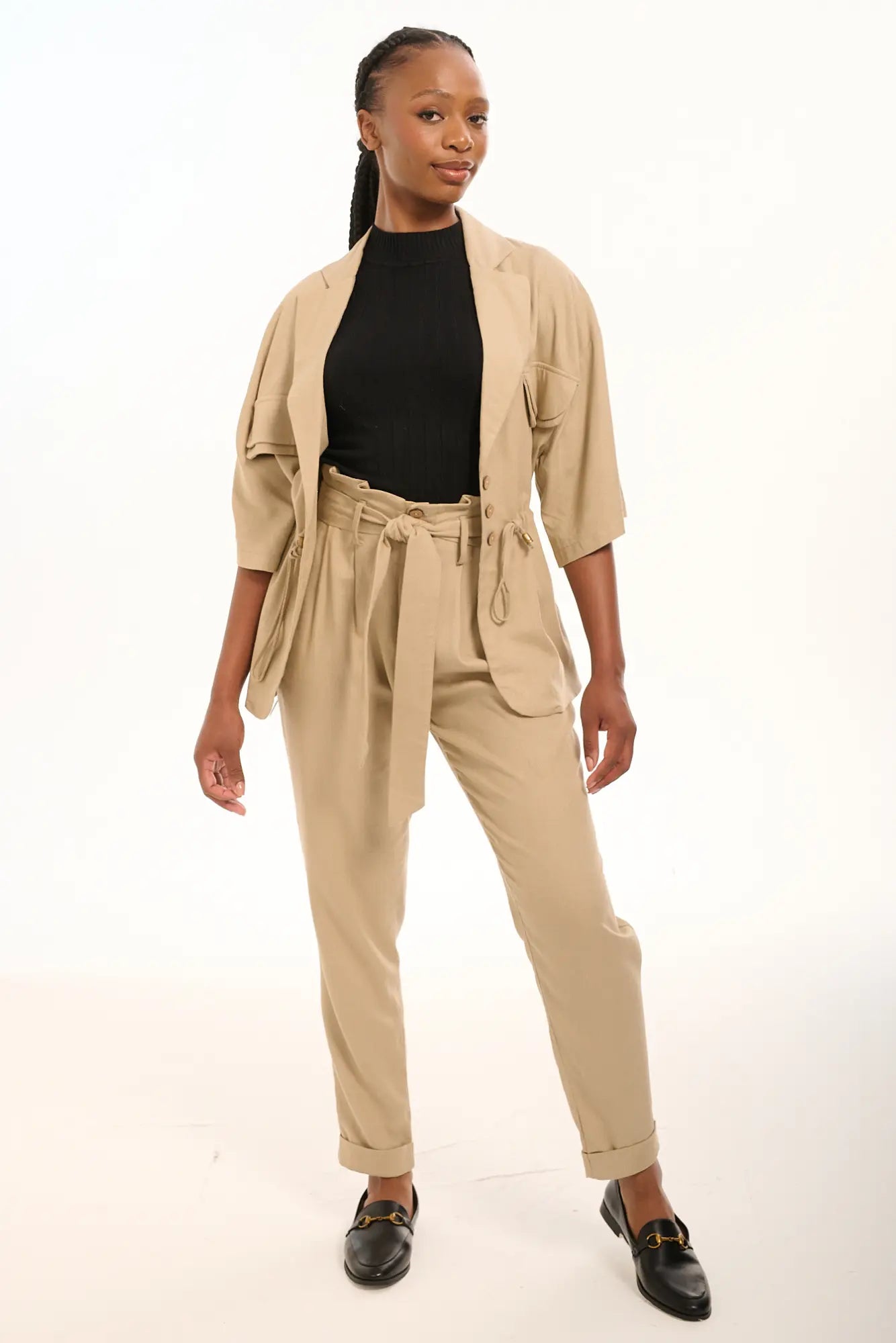 Sand Linen Shacket