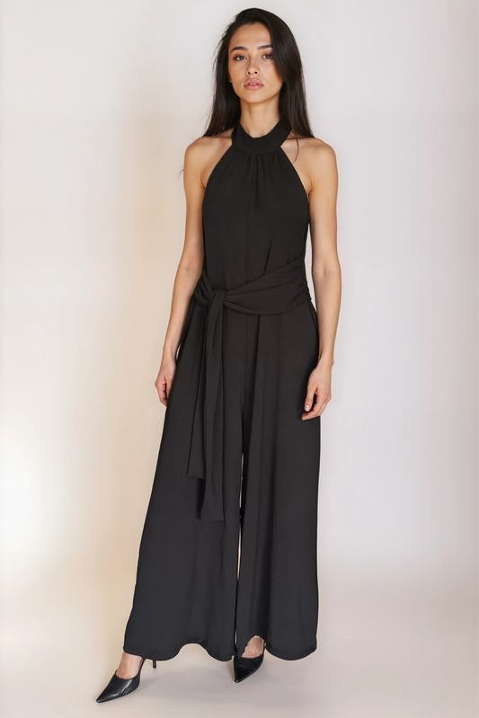 Black Holterneck Jumpsuit