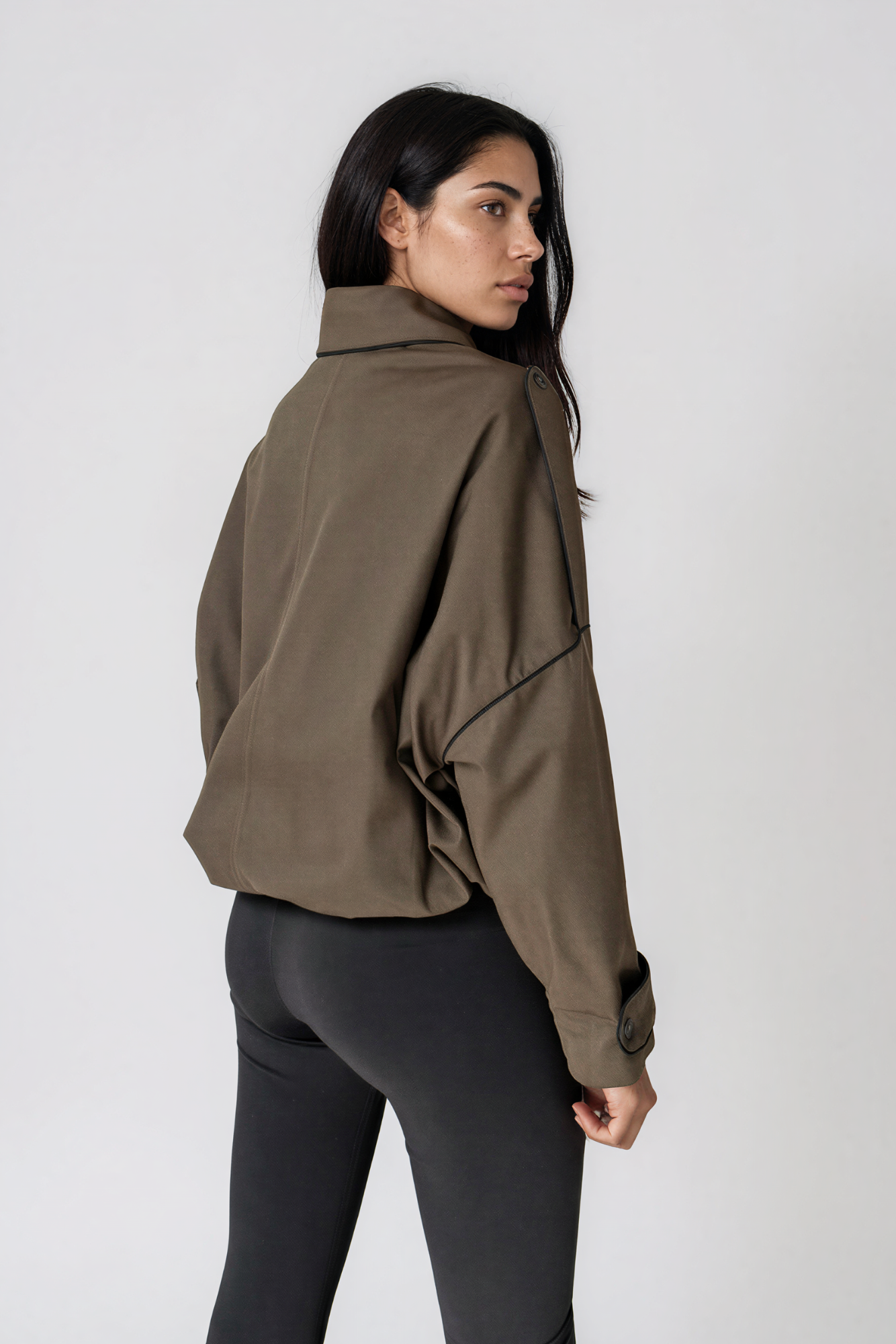 Olive Green Bomber Jacket