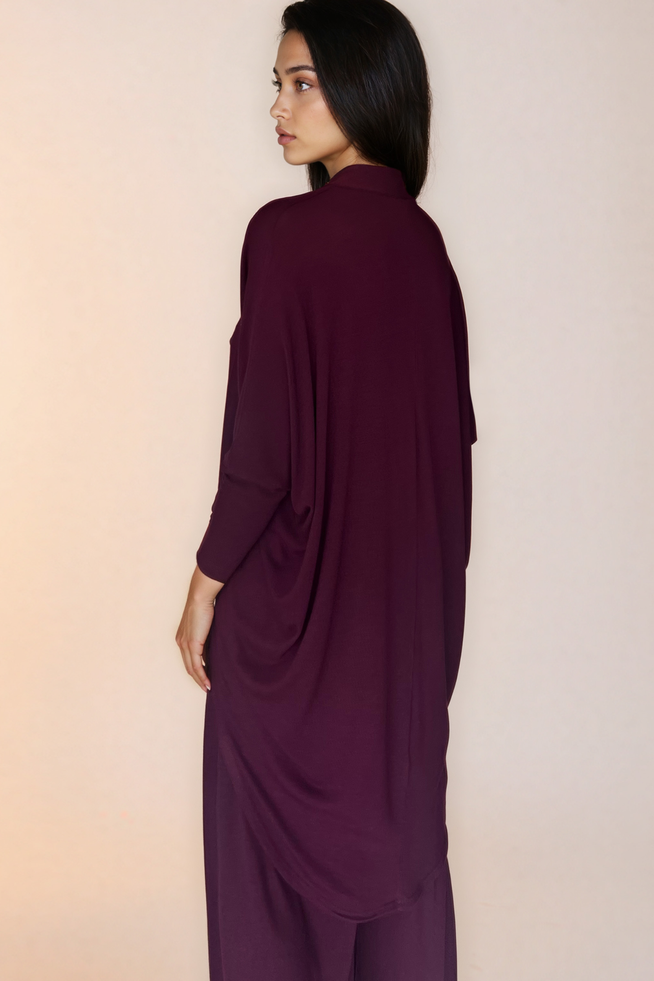 Burgandy Knit Cardigan