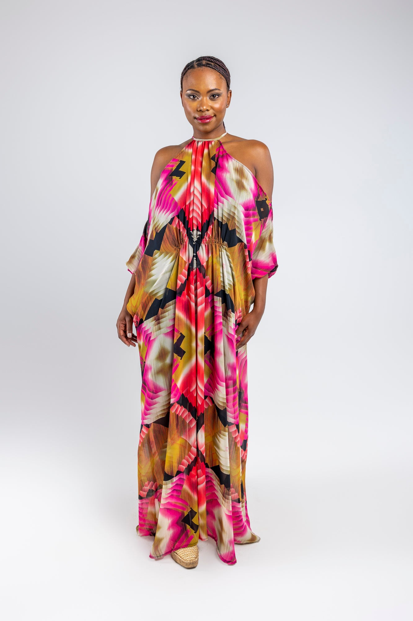 Aztec Chiffon Kaftan