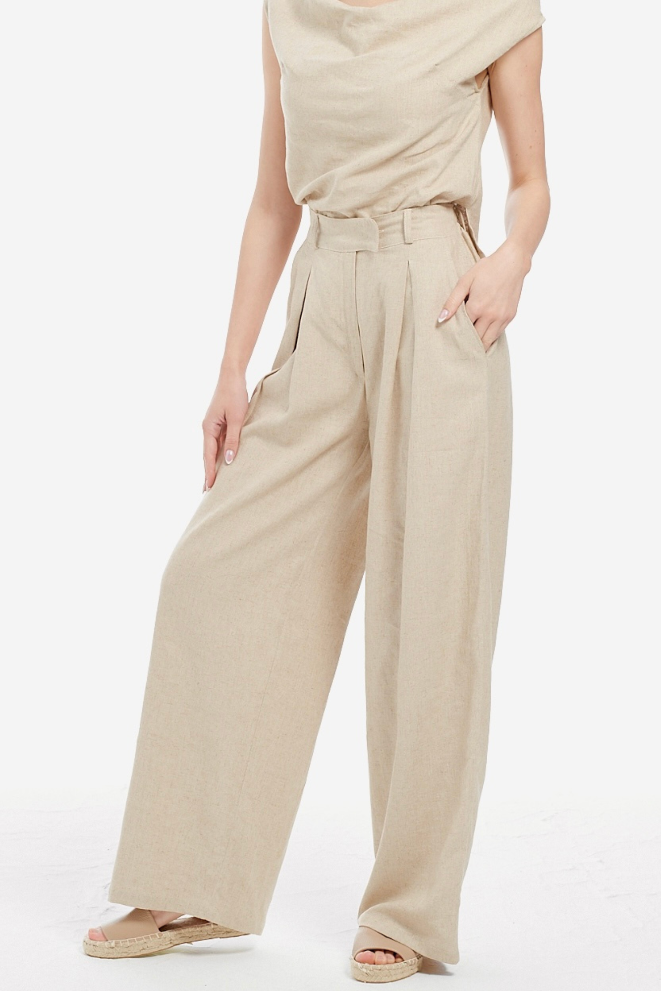 Natural Linen Pants