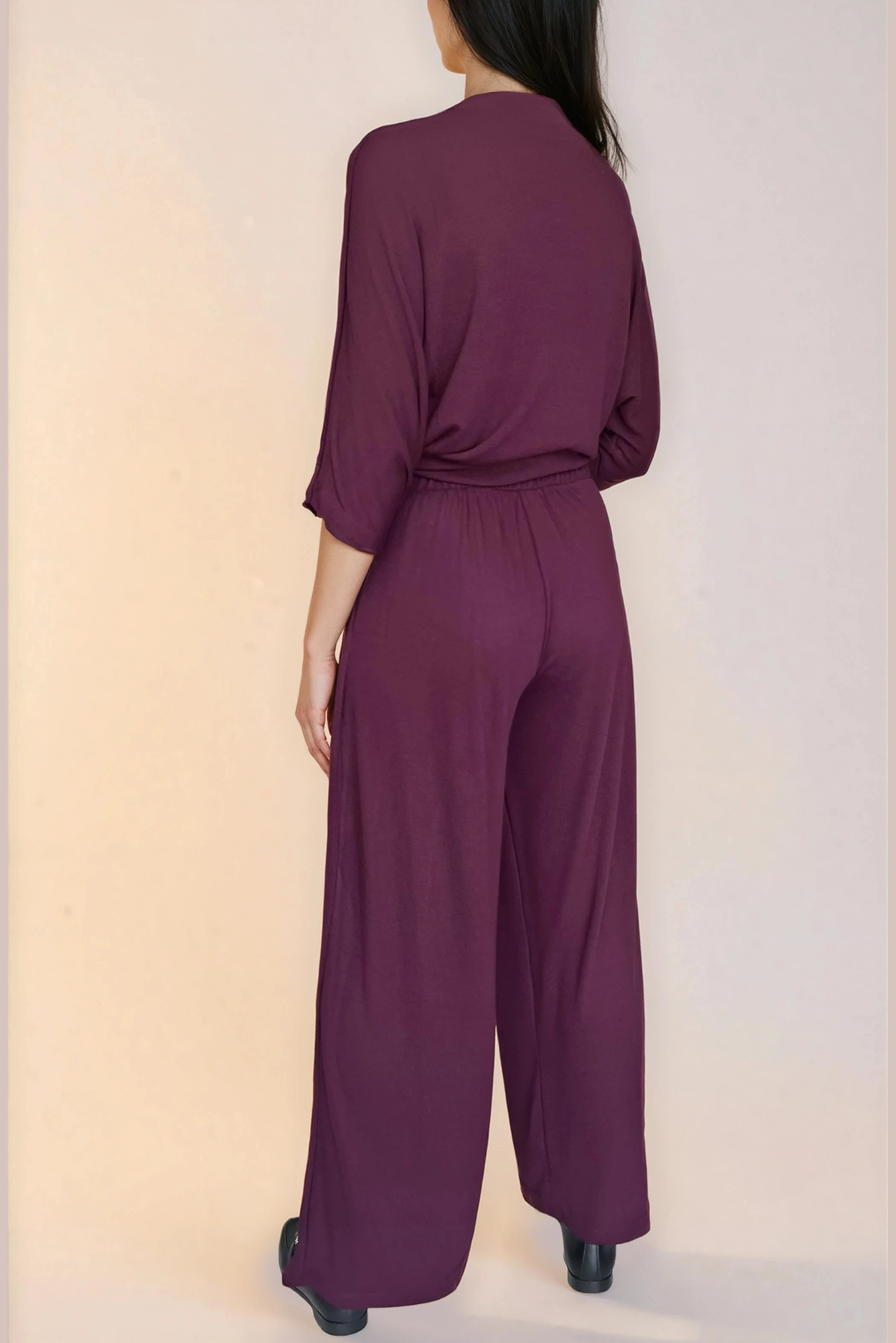 Burgundy Knit Pants