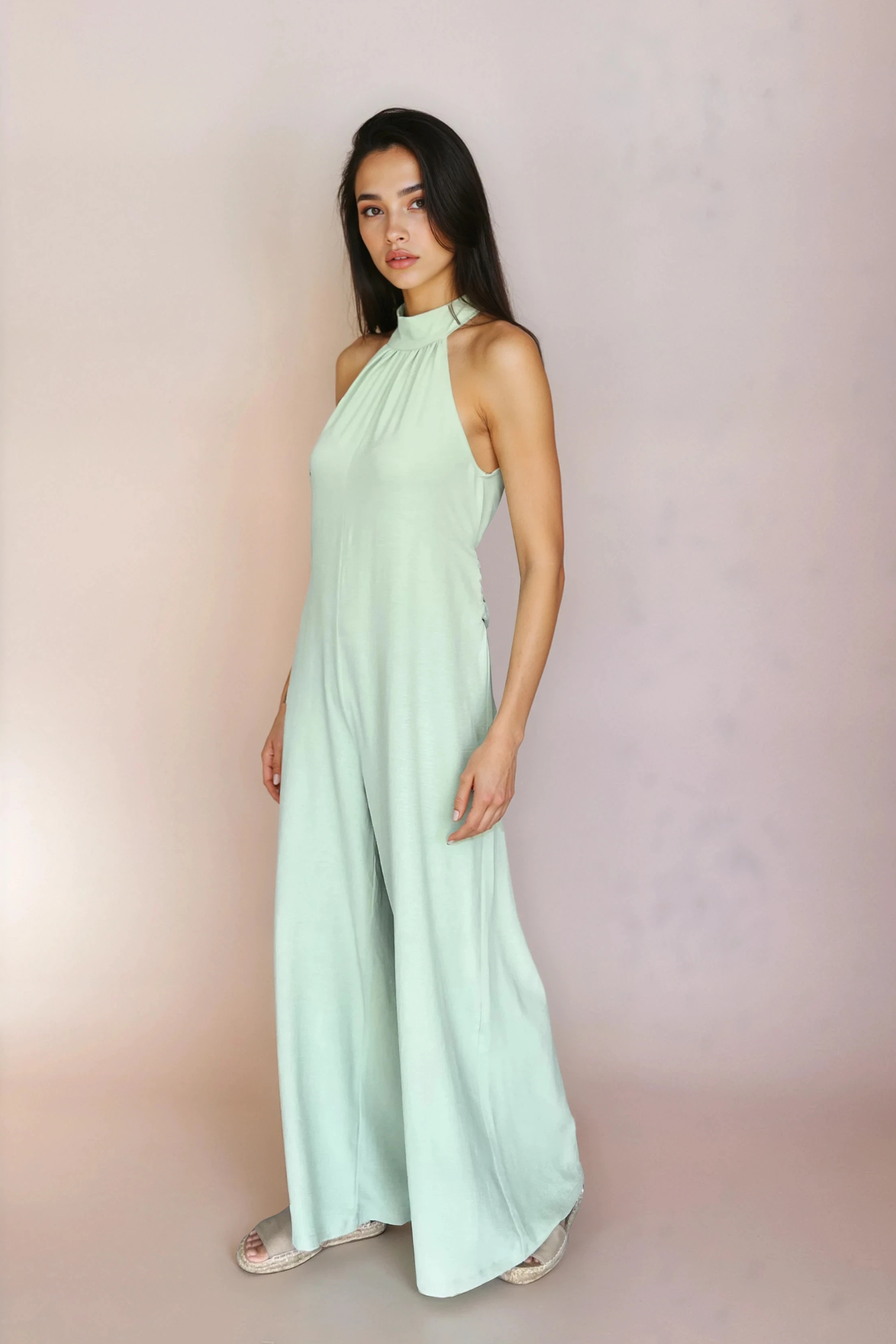 Sage Holterneck Jumpsuit