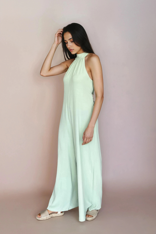 Sage Holterneck Jumpsuit