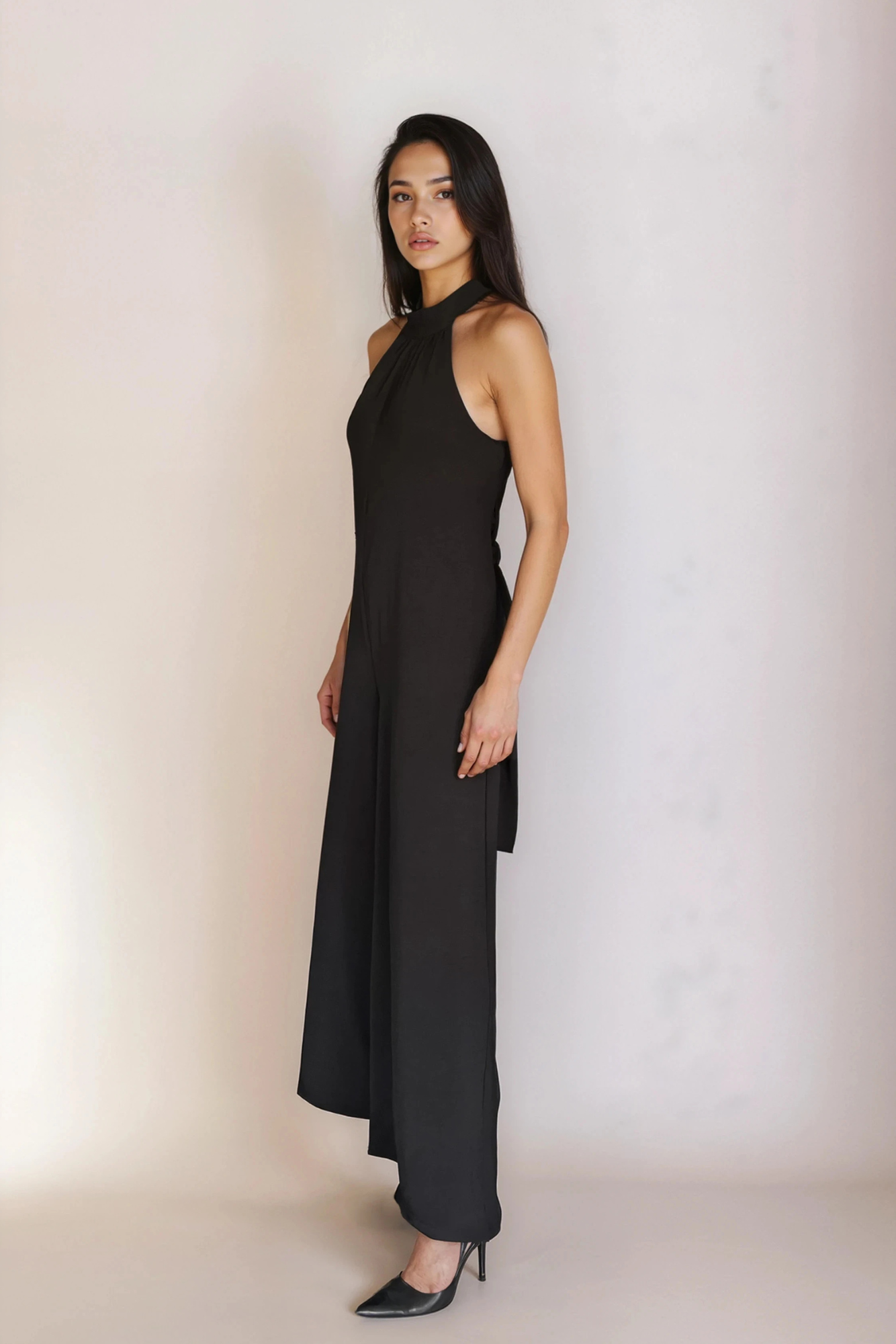 Black Holterneck Jumpsuit