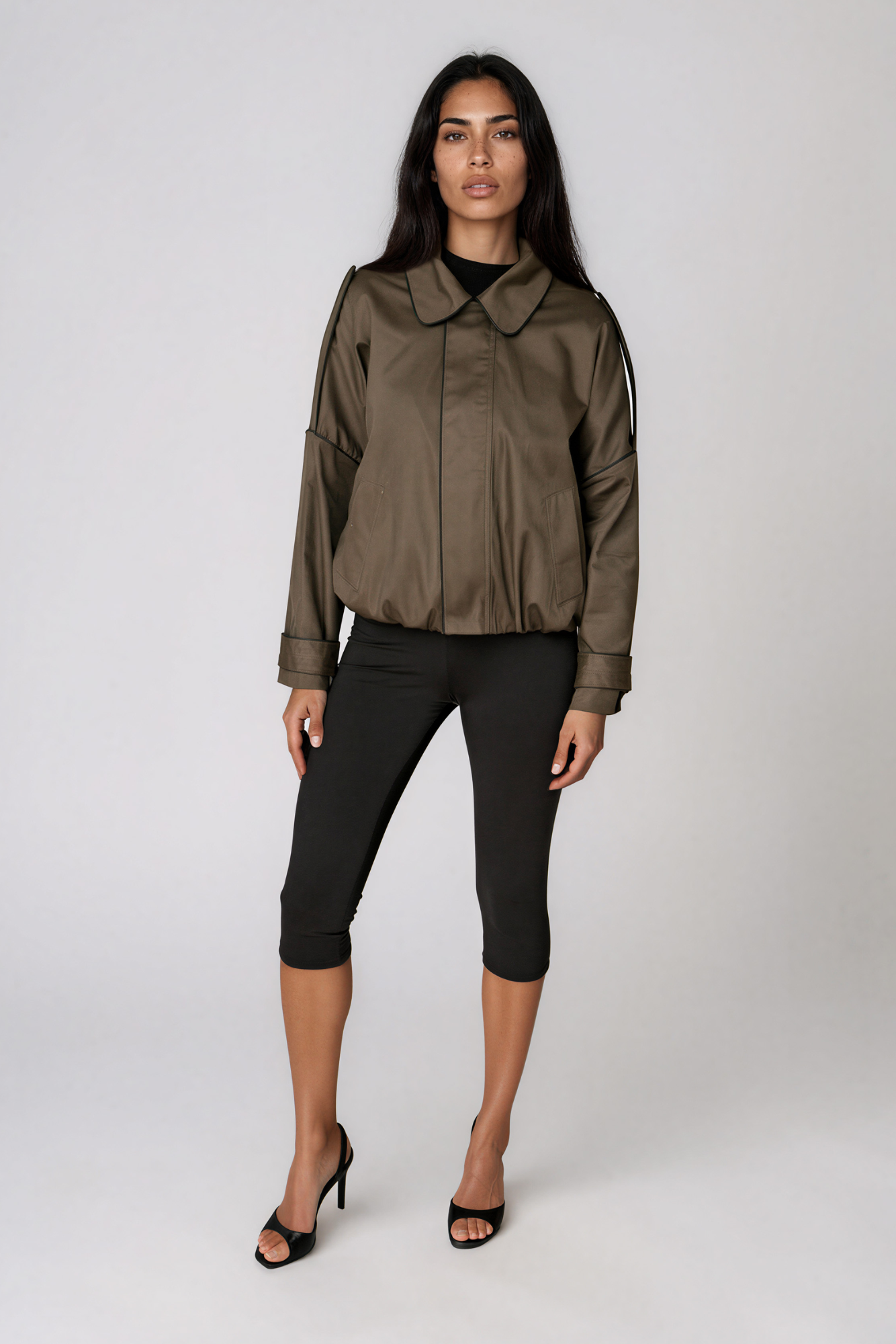 Olive Green Bomber Jacket
