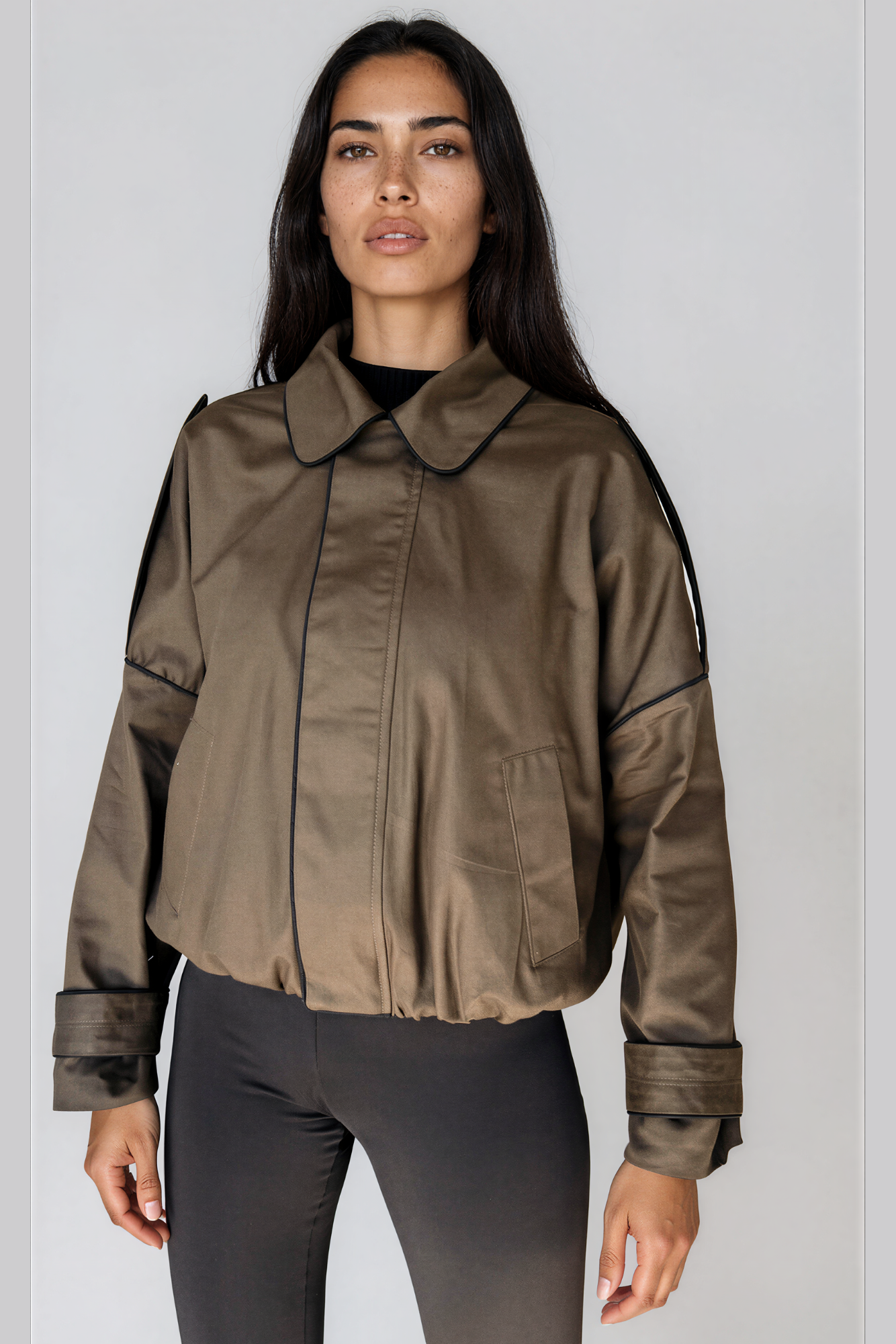 Olive Green Bomber Jacket