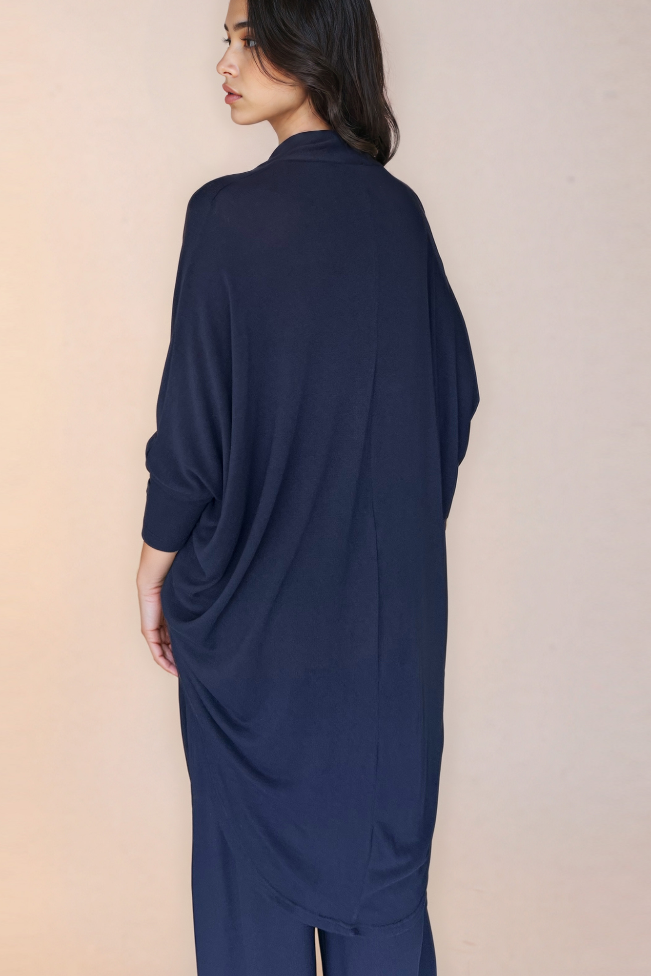 Navy Knit Cardigan