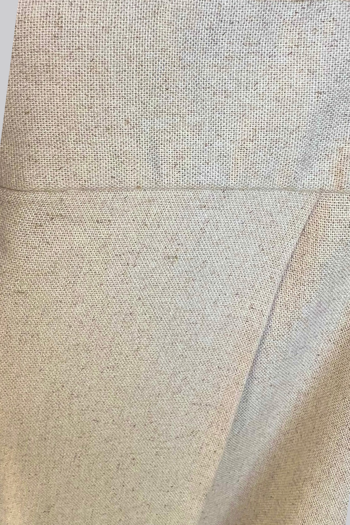 Natural Wide Leg Linen Jumpsuit