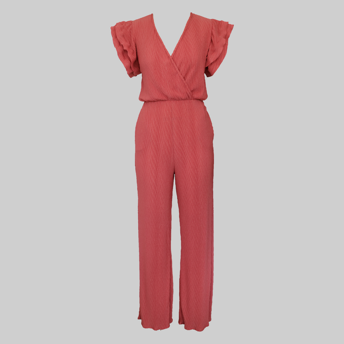 Blush Plisse Jumpsuit